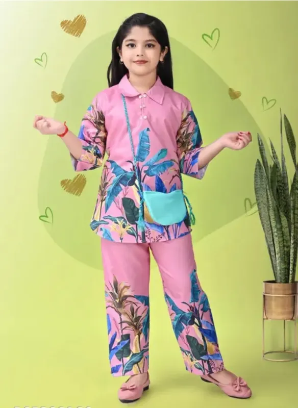 Tropical Bloom Kids Co-ord Set