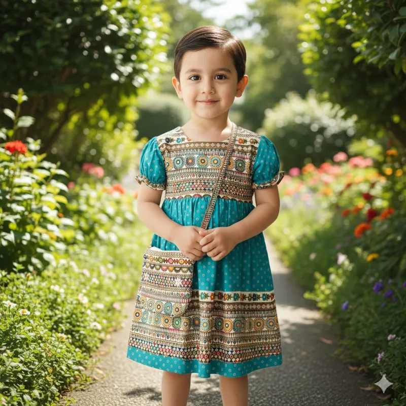 Girls Ethnic Frock And Dress