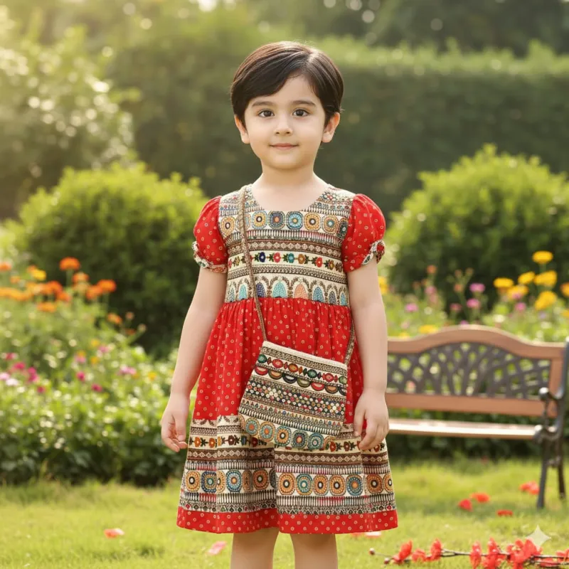 Girls Ethnic Frock And Dress