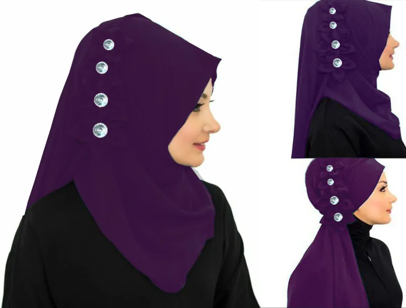 Georgette Ready Scarf_Flower