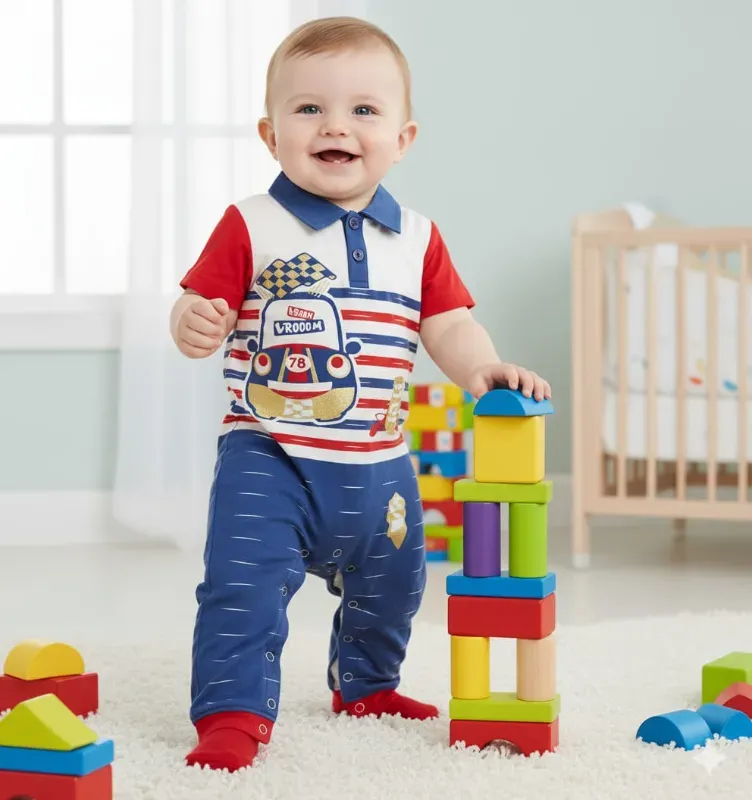 Little Cruiser Baby Romper