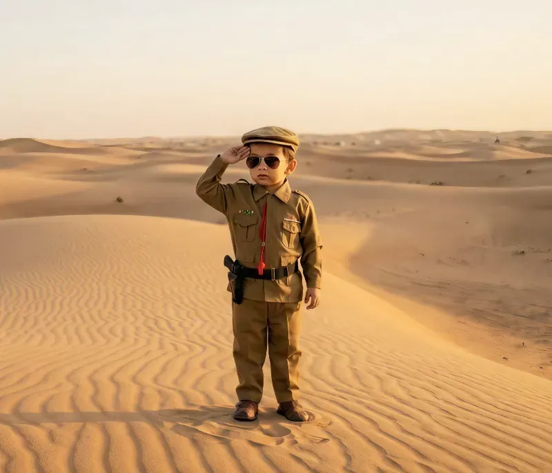 Kid's police costume dress